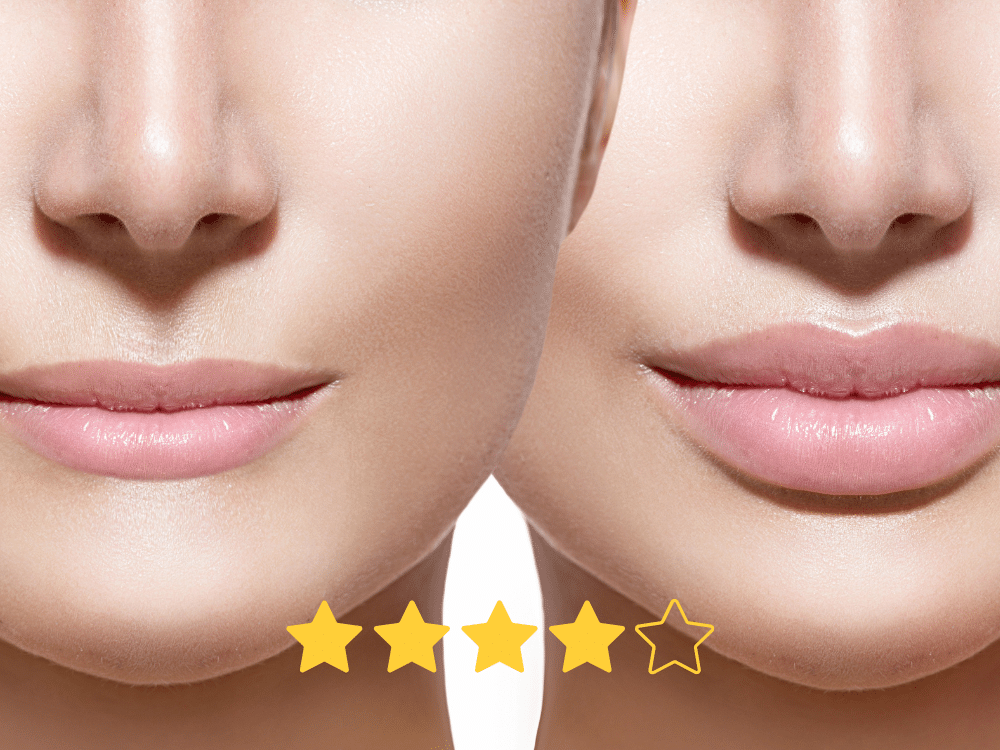 Before-and-after plastic surgery gallery and patient testimonial displayed on clinic website — Learn how Salterra helps plastic surgeons build trust and increase bookings.