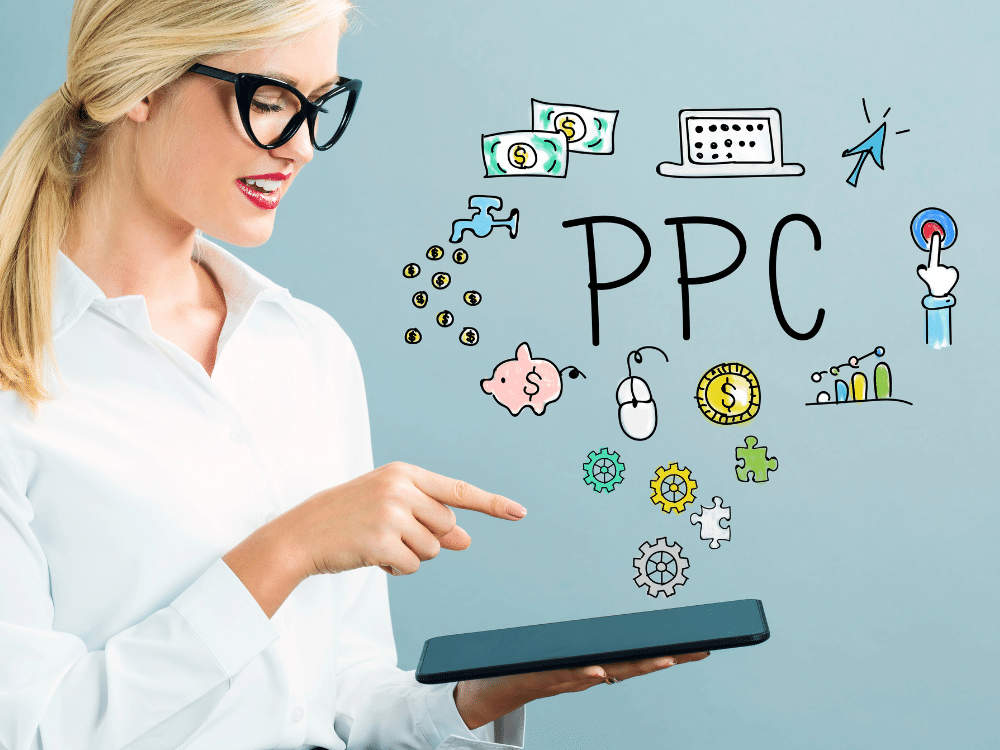 Cosmetic surgeon reviewing PPC ad performance on Google Ads dashboard — Learn how Salterra helps clinics grow fast with the best PPC strategies for high-intent leads.
